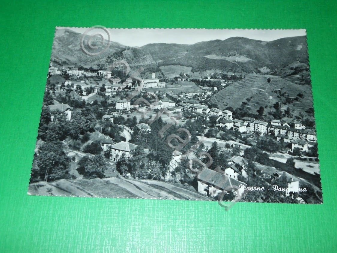 Cartolina Masone ( Genova ) - Panorama 1955 * | Immagine principale