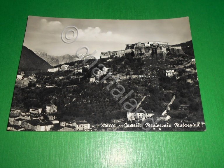 Cartolina Massa - Castello Medioevale Malaspina 1960 ca.