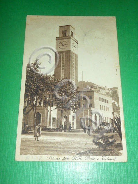 Cartolina Massa - Palazzo delle RR. Poste e Telegrafi 1934.