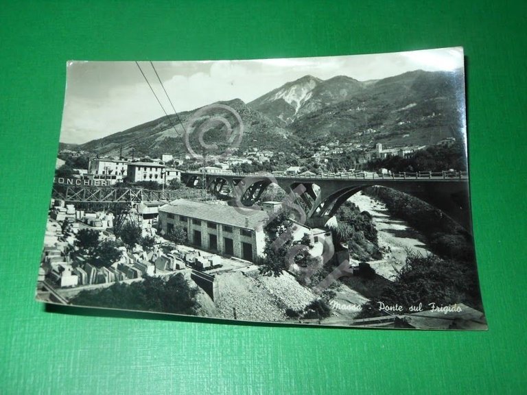 Cartolina Massa - Ponte sul Frigido 1959