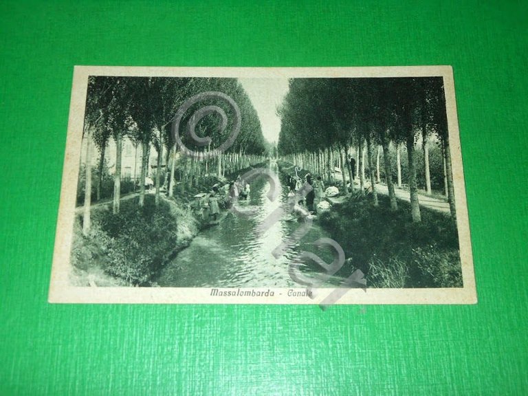 Cartolina Massa Lombarda - Canale 1934 | Immagine Gallery 2