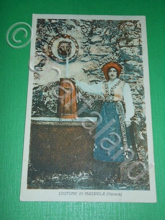 Cartolina Massiola - Costume 1939