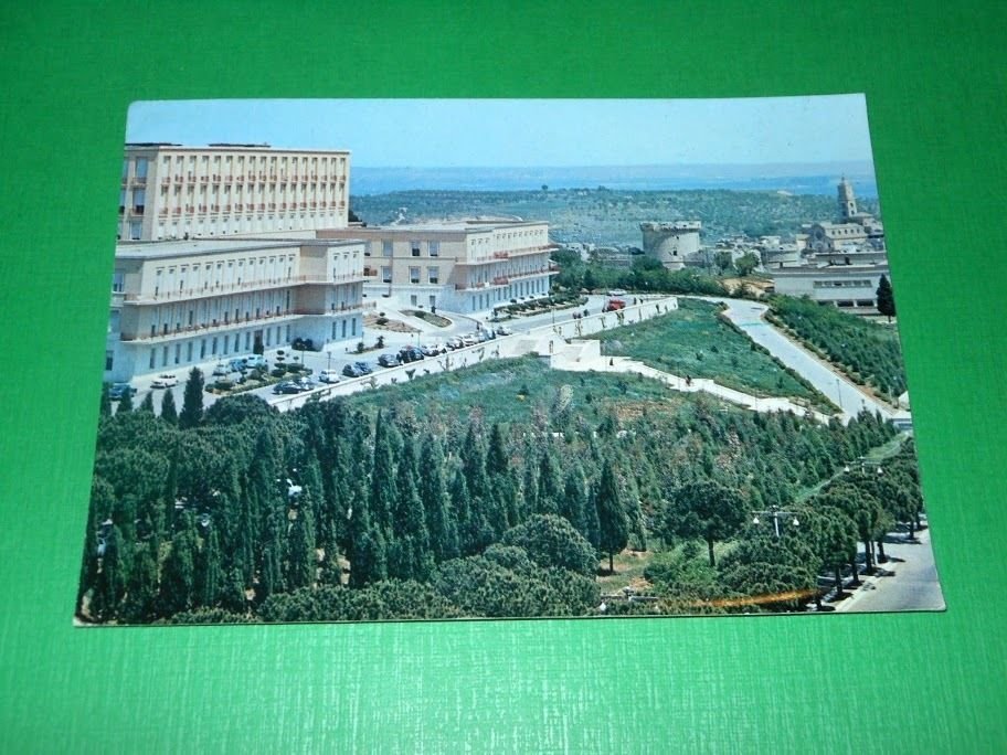 Cartolina Matera - Ospedale Civile - Panorama 1976.