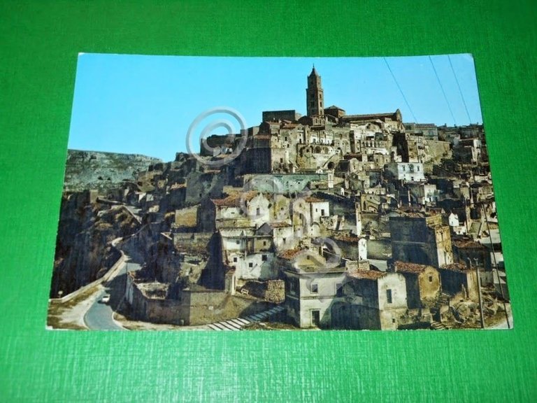 Cartolina Matera - Panorama Sassi Caveoso e Barisano 1965 ca | Immagine Gallery 2