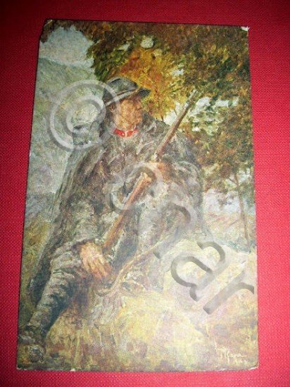 Cartolina Maurizio Rava - Il fuciliere 1930 ca | Immagine Gallery 2