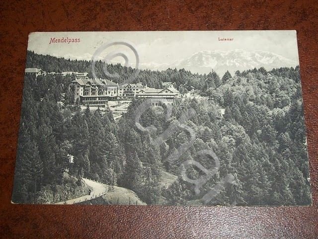 Cartolina Mendelpass / Passo Mendola - Scorcio panoramico 1908