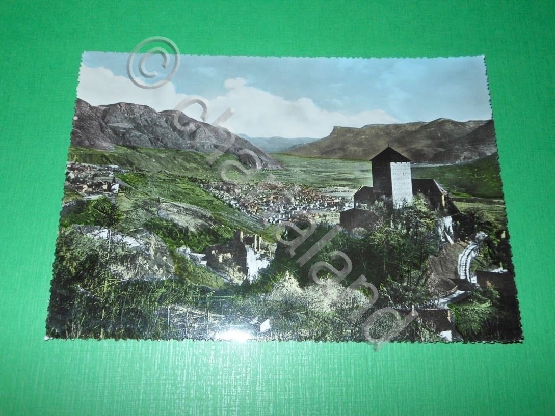 Cartolina Merano - Castel Tirolo 1954.
