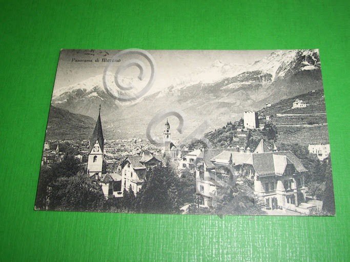 Cartolina Merano - Panorama 1934