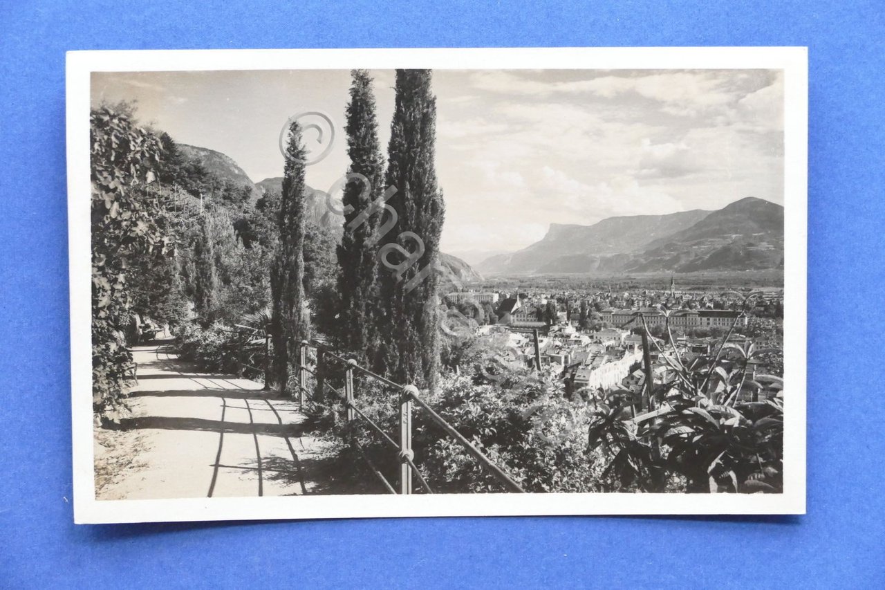 Cartolina Merano - Passeggiata Tappeiner - 1931 ca..