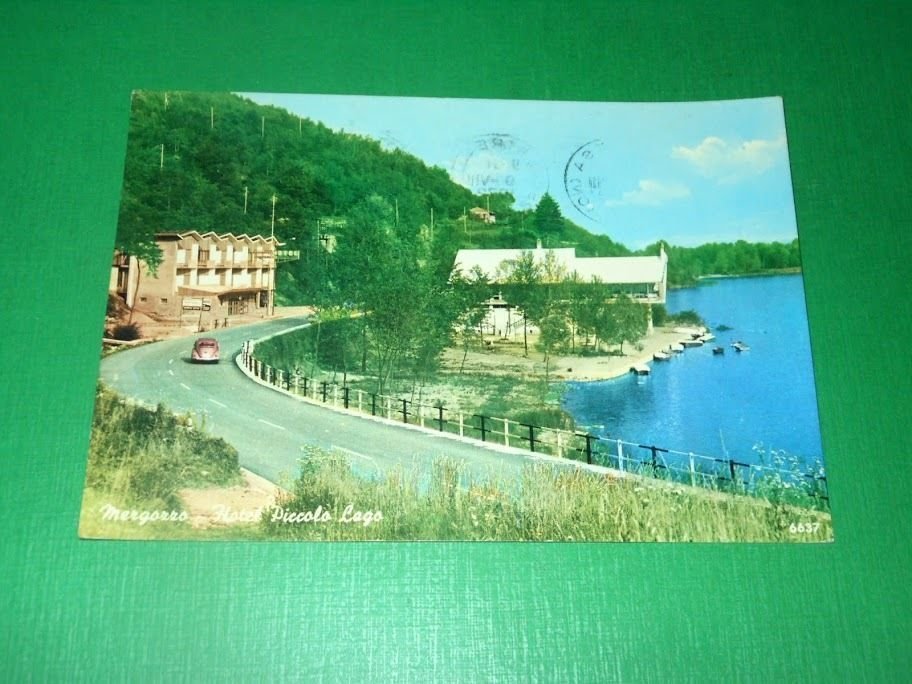 Cartolina Mergozzo - Hotel Piccolo Lago 1972.
