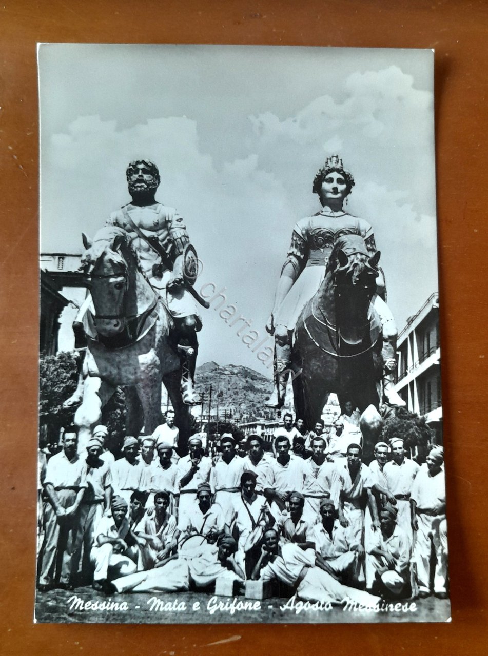 Cartolina Messina - Mata e Grifone - Agosto Messinese - … | Immagine principale