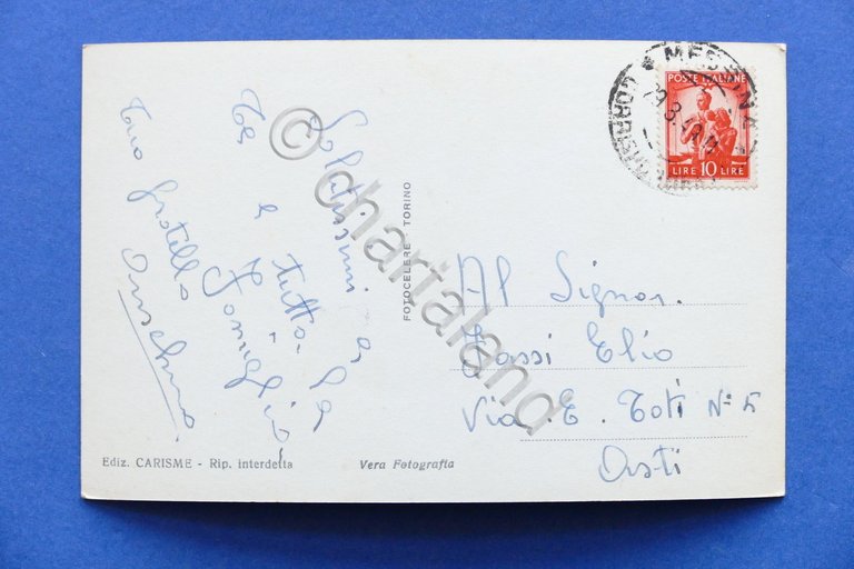 Cartolina Messina - Panorama - 1949