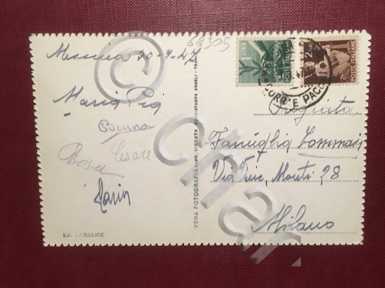 Cartolina Messina - San Salvatore - 1947