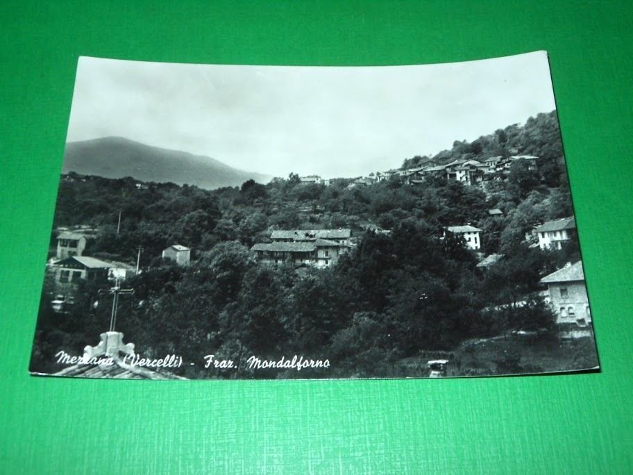 Cartolina Mezzana ( Vercelli ) - Frazione Mondalforno - Scorcio …