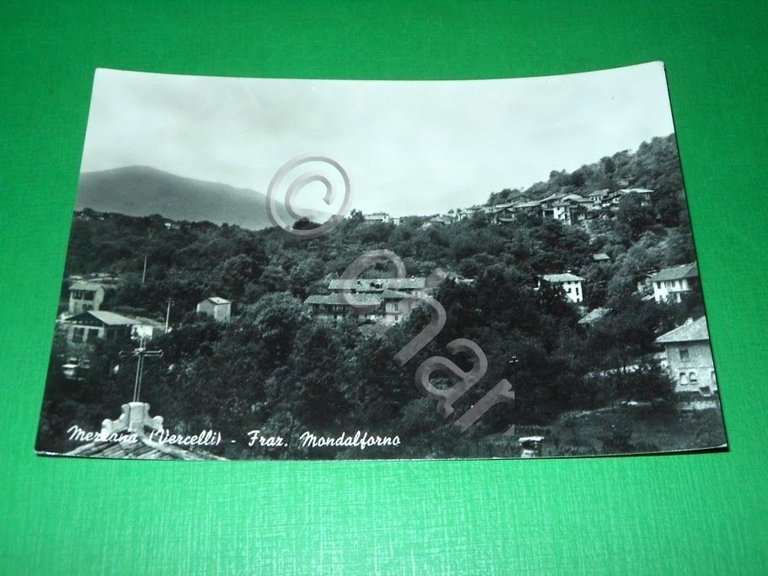 Cartolina Mezzana ( Vercelli ) - Frazione Mondalforno - Scorcio …