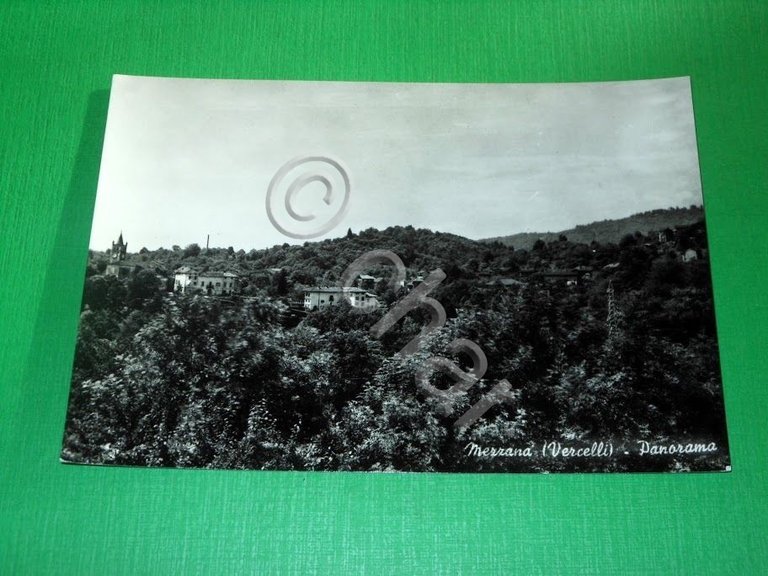 Cartolina Mezzana ( Vercelli ) - Panorama 1950 ca | Immagine Gallery 2