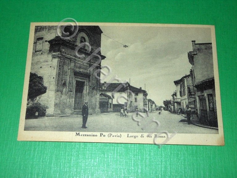 Cartolina Mezzanino Po ( Pavia ) - Largo di via … | Immagine Gallery 2