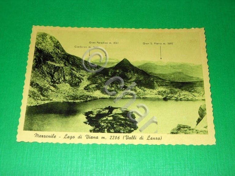 Cartolina Mezzenile - Lago di Viana ( Valli di Lanzo …