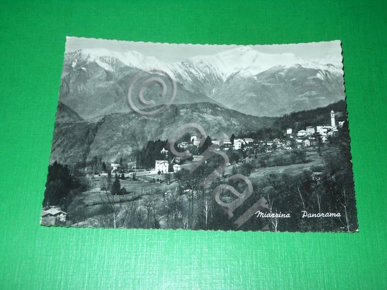 Cartolina Miazzina - Panorama 1955 ca