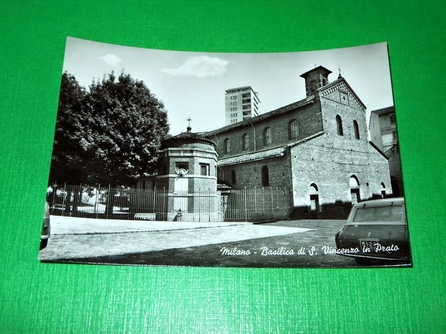 Cartolina Milano - Basilica di S. Vincenzo in Prato 1955 …