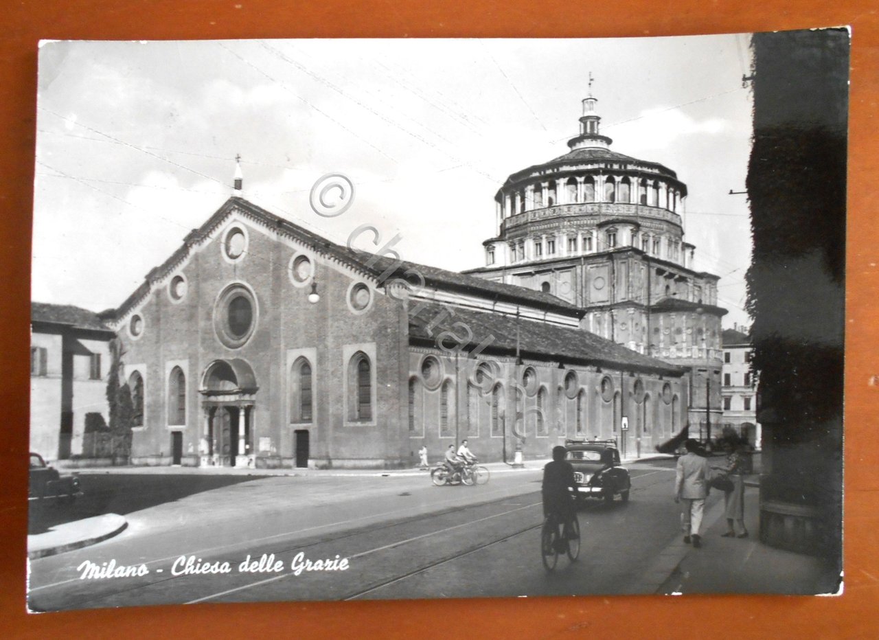 Cartolina Milano - Chiesa delle Grazie - 1950 ca.