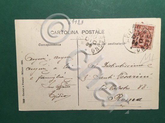 Cartolina Milano - Colonne Di S. Lorenzo - 1909