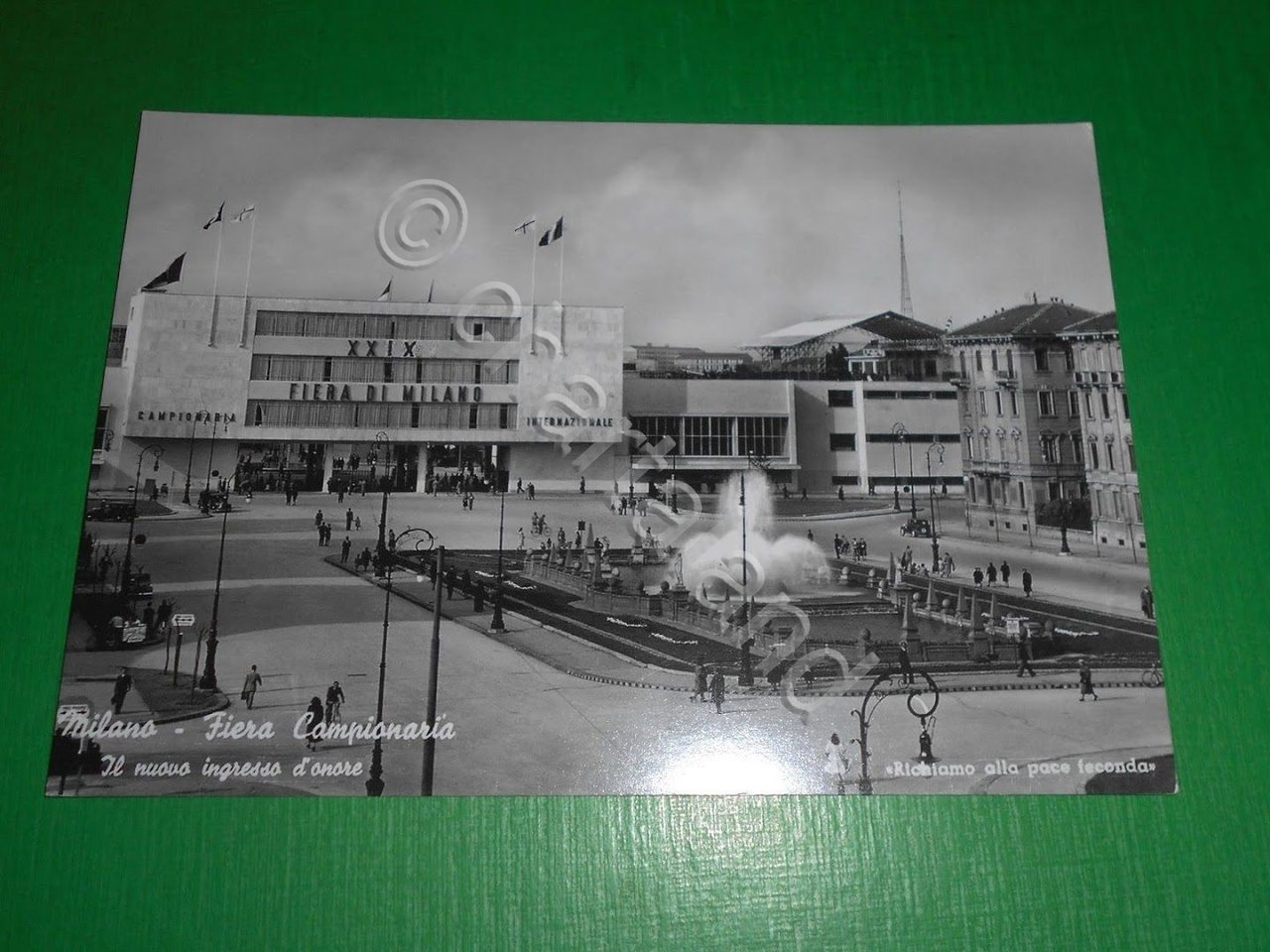 Cartolina Milano - Fiera Campionaria - Il nuovo ingresso d'onore …