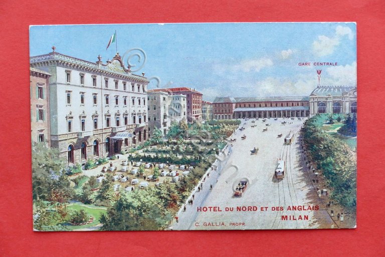 Cartolina Milano - Hotel du Nord et des Anglais - … | Immagine Gallery 2