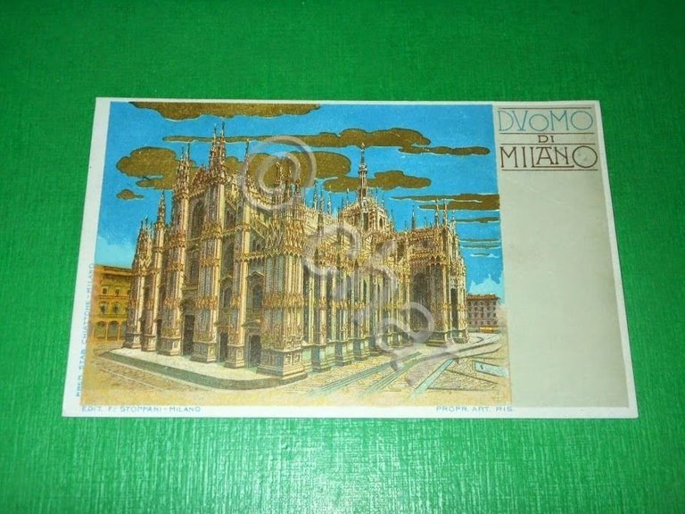 Cartolina Milano - Il Duomo 1900 ca