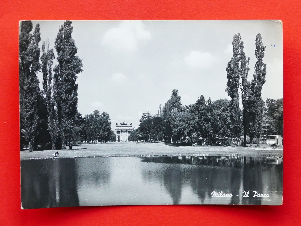 Cartolina Milano - Il Parco - 1960 ca..