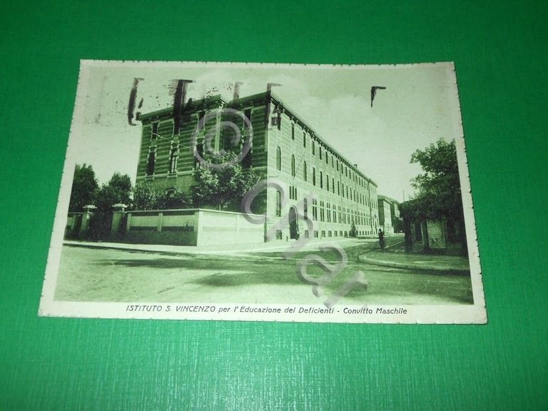Cartolina Milano - Istituto S. Vincenzo - Convitto Maschile 1939.