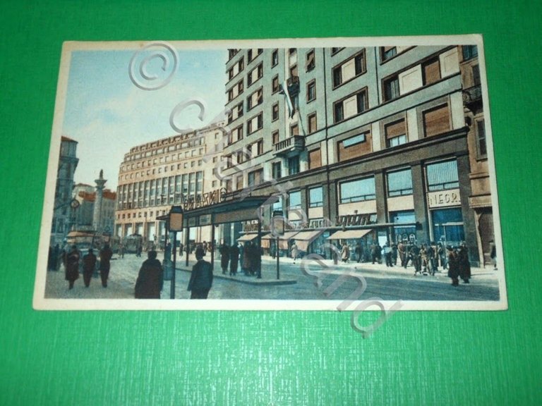 Cartolina Milano - Largo S. Babila 1935 ca | Immagine Gallery 2