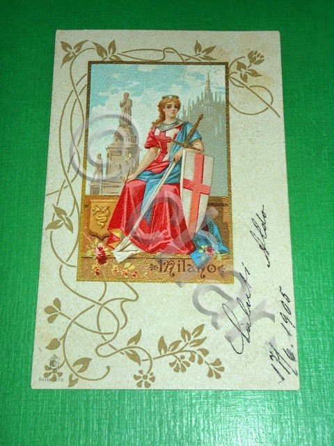 Cartolina Milano - Particolare 1905
