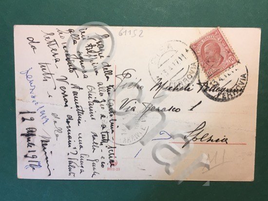 Cartolina Milano - Piazza Cordusio - 1917