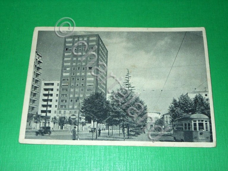Cartolina Milano - Piazza Fiume e la Stazione Centrale 1952