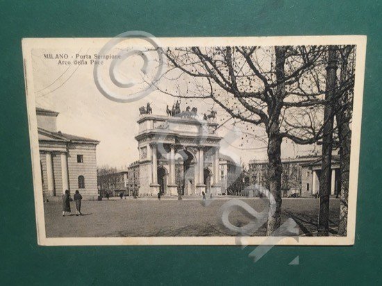 Cartolina Milano - Porta Sempione - Arco della Pace - …