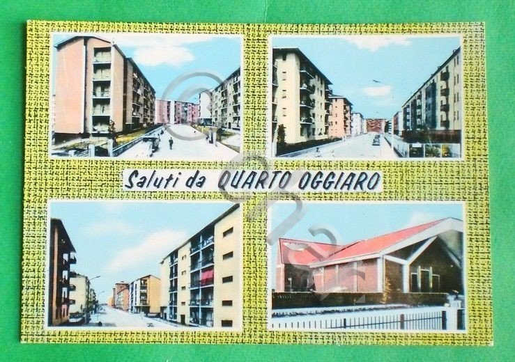 Cartolina Milano - Saluti da Quarto Oggiaro - 1964.