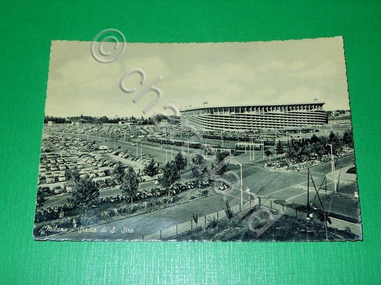 Cartolina Milano - Stadio di San Siro 1963