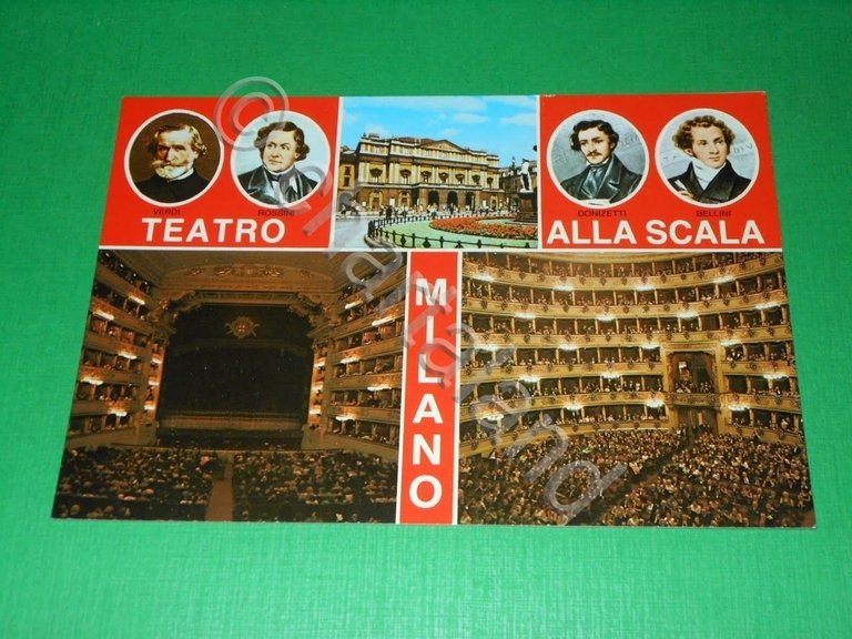 Cartolina Milano - Teatro alla Scala - Vedute diverse 1975 …