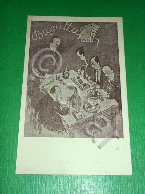 Cartolina Milano - Trattoria Bagutta 1926.