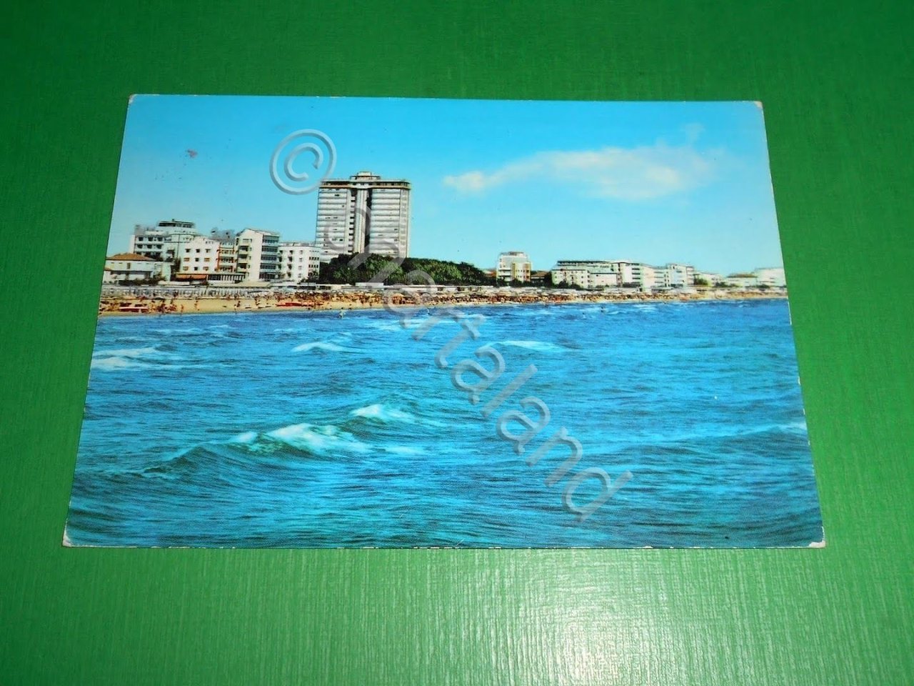 Cartolina Milano Marittima - Cervia - La spiaggia vista dal …