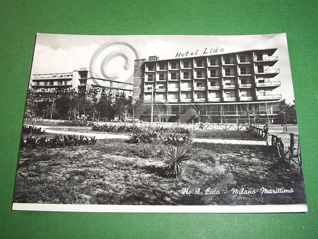 Cartolina Milano Marittima - Hotel Lido 1965