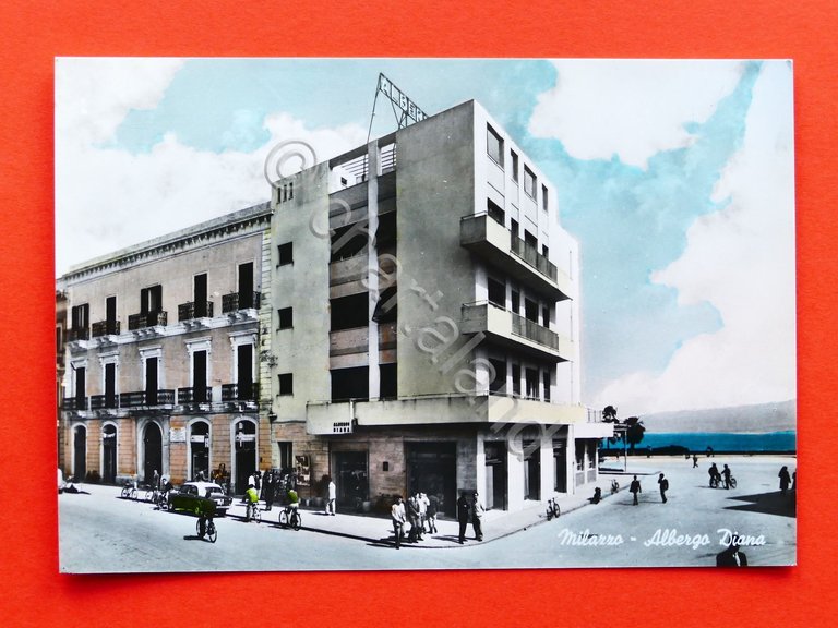 Cartolina Milazzo - Hotel Diana - 1960 ca.