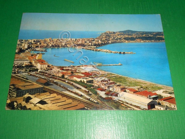 Cartolina Milazzo - Il Porto 1972.