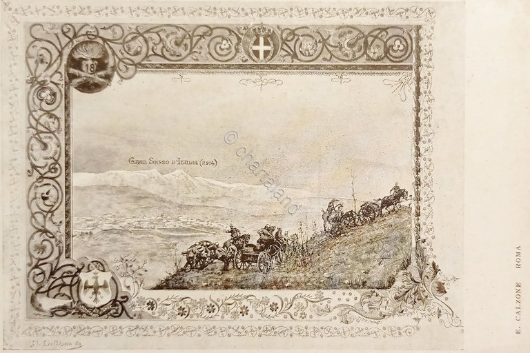 Cartolina Militare - 18^ Reggimento Artiglieria da Campagna - 1900 …