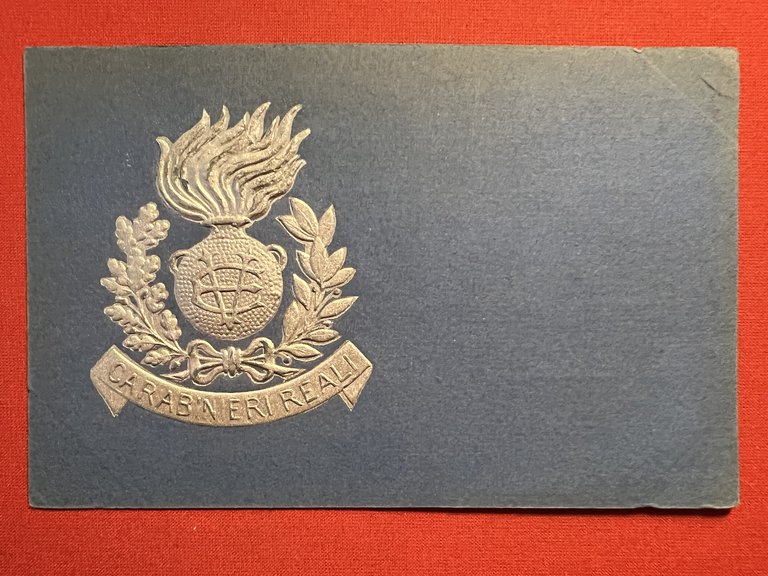Carte Postale Vintage 1905 - Carabinieri Reali Allievi Dépôt De Palerme - Collection