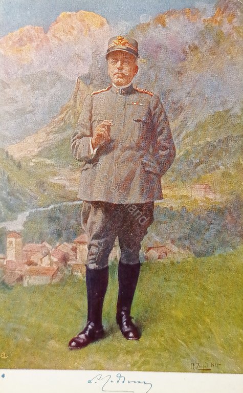 Cartolina Militare - Generale Luigi Cadorna - Illustratore A. Zoppi …