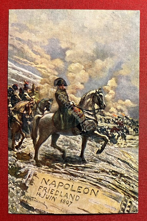 Cartolina Militare - Napoleon Passage de la Beresina 1930 ca.