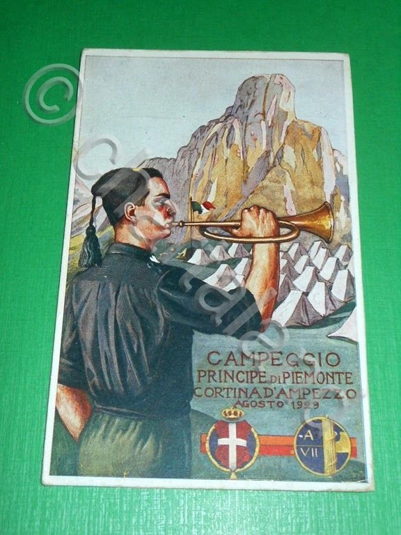 Cartolina Militaria - 245^ Legione Milizia Avanguardia Principe di Piemonte …