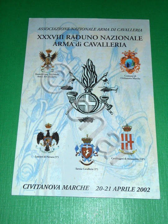 Cartolina Militaria - 38 Raduno Naz. dell' Arma di Cavalleria …